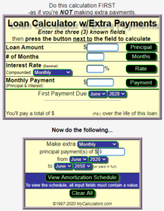 Loan Calculator MyCalculators